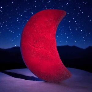 Honeycomb Ruby Moon Carving UV Reactive (2)‎